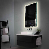 Espejo LED Vertical | Botón táctil | Luz blanca neutra - Reyze Seria Good Vibes Model 4